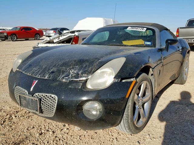 1G2MB35B57Y109299 - 2007 PONTIAC SOLSTICE BLACK photo 2