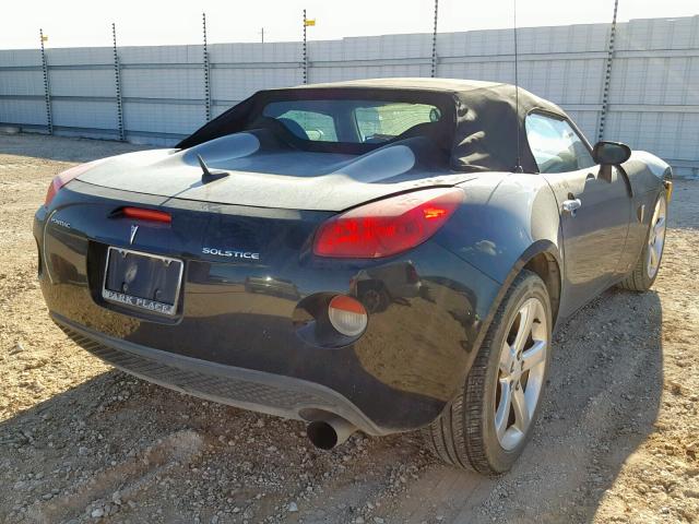 1G2MB35B57Y109299 - 2007 PONTIAC SOLSTICE BLACK photo 4