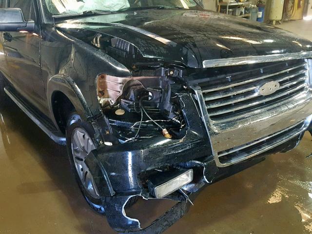 1FMEU7FE5AUA24709 - 2010 FORD EXPLORER L BLACK photo 9