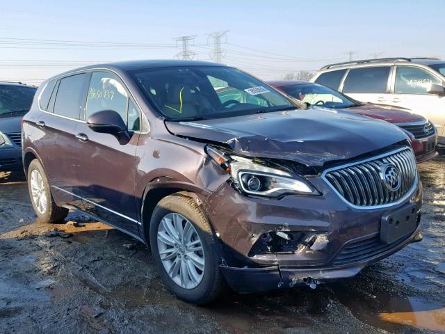 LRBFXASA2HD072628 - 2017 BUICK ENVISION P MAROON photo 1