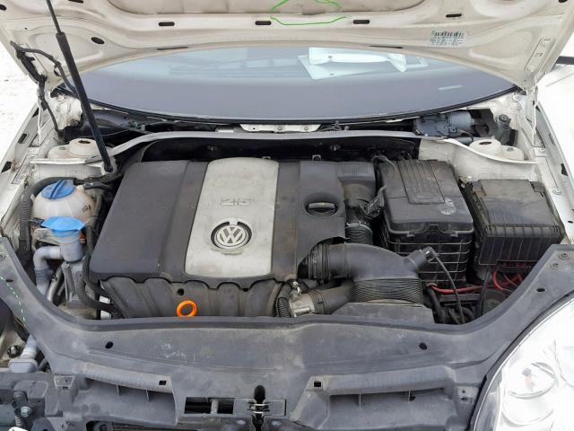 3VWDF71K66M631508 - 2006 VOLKSWAGEN JETTA 2.5L WHITE photo 7