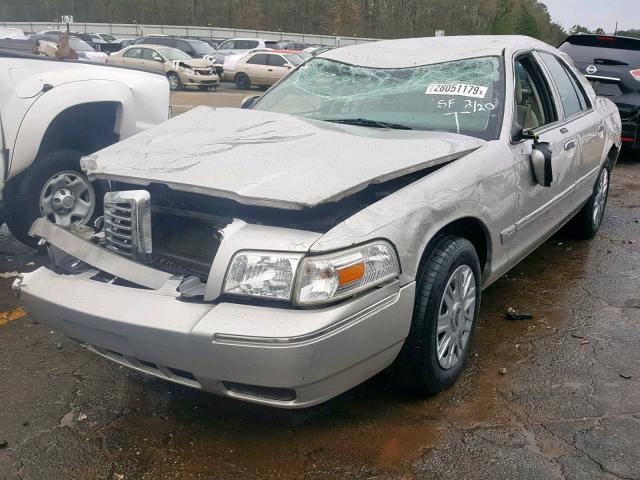 2MEFM74V18X614550 - 2008 MERCURY GRAND MARQ SILVER photo 2