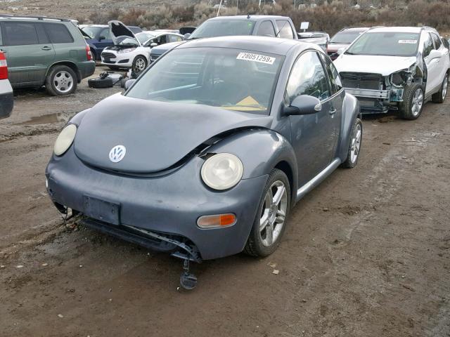 3VWCD31C14M404162 - 2004 VOLKSWAGEN NEW BEETLE ნაცრისფერი ფოტო 2