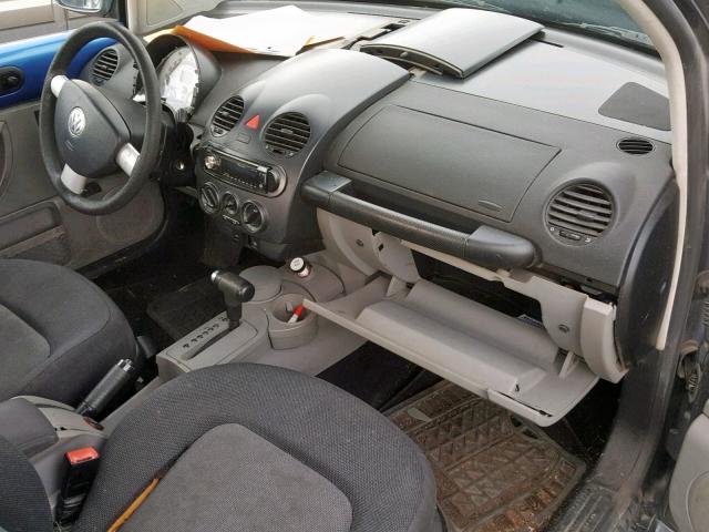 3VWCD31C14M404162 - 2004 VOLKSWAGEN NEW BEETLE ნაცრისფერი ფოტო 9