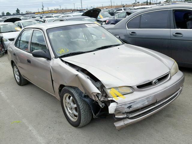 1NXBR12E3YZ390136 - 2000 TOYOTA COROLLA VE TAN photo 1