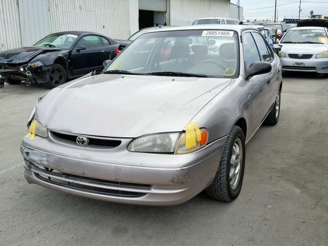 1NXBR12E3YZ390136 - 2000 TOYOTA COROLLA VE TAN photo 2