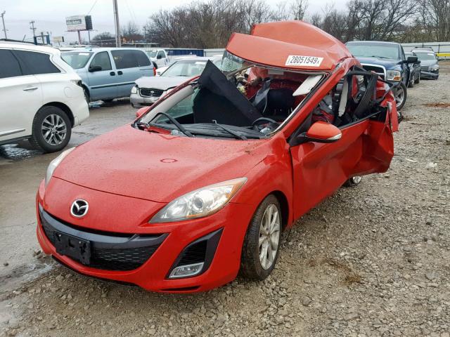 JM1BL1S55A1230451 - 2010 MAZDA 3 S RED photo 2