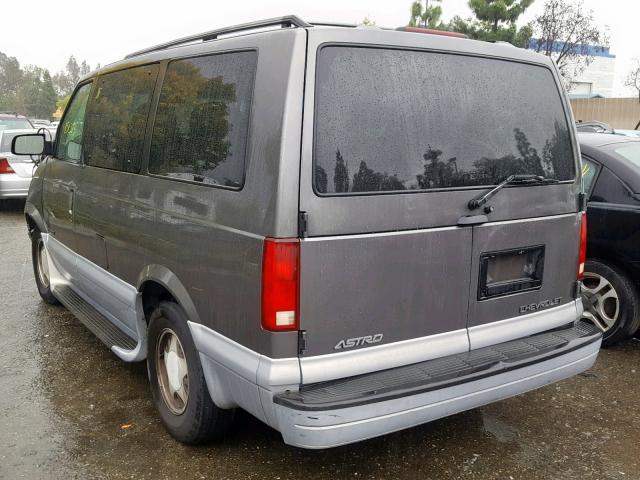 1GNDM19W3YB168032 - 2000 CHEVROLET ASTRO GRAY photo 3