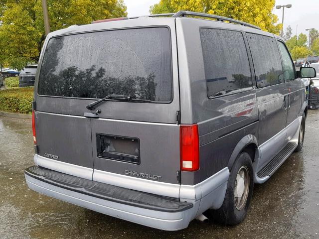 1GNDM19W3YB168032 - 2000 CHEVROLET ASTRO GRAY photo 4