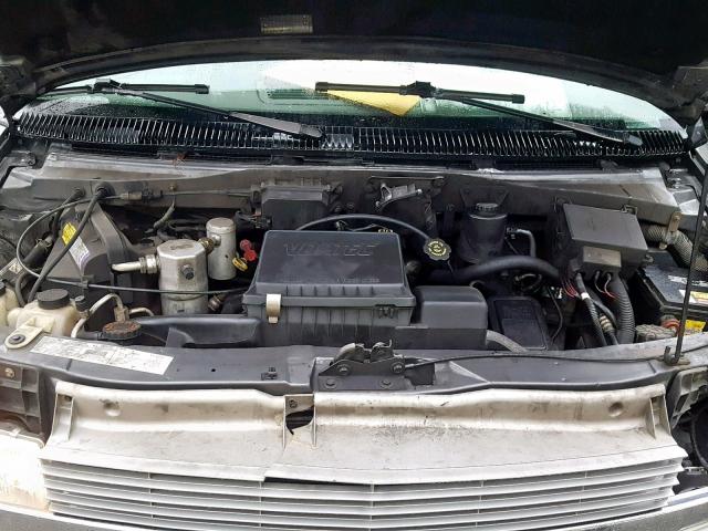 1GNDM19W3YB168032 - 2000 CHEVROLET ASTRO GRAY photo 7