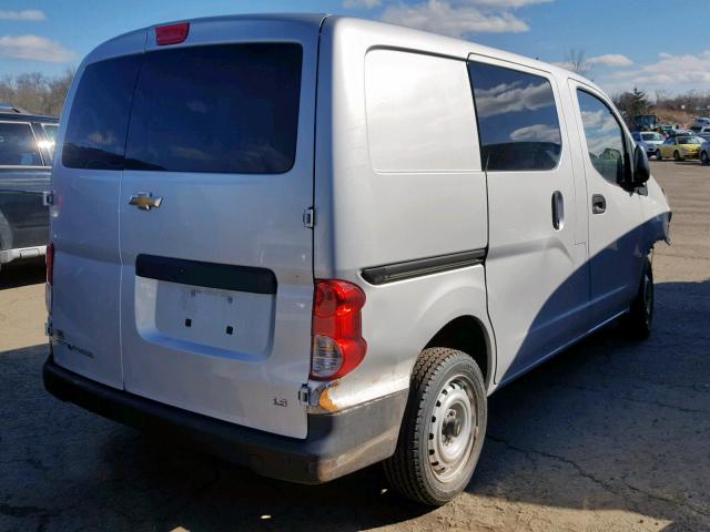 3N63M0YN7FK716202 - 2015 CHEVROLET CITY EXPRE SILVER photo 4