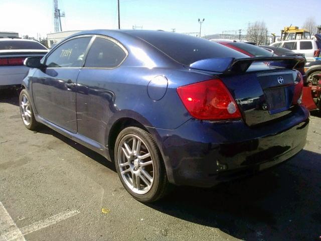 JTKDE177260067311 - 2006 TOYOTA SCION TC ლურჯი ფოტო 3