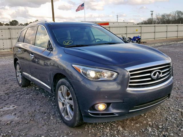 5N1AL0MN1DC343790 - 2013 INFINITI JX35 GRAY photo 1