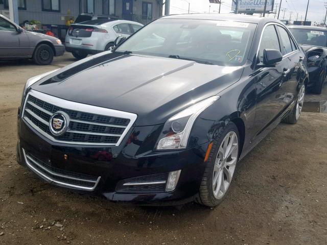 1G6AE5S3XD0177867 - 2013 CADILLAC ATS PREMIU BLACK photo 2