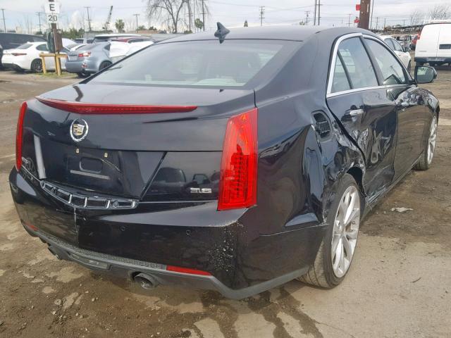 1G6AE5S3XD0177867 - 2013 CADILLAC ATS PREMIU BLACK photo 4