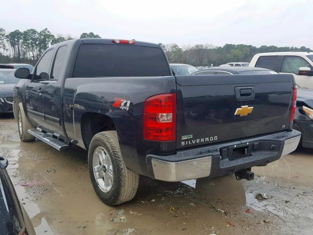 1GCRKSE73CZ237424 - 2012 CHEVROLET SILVERADO BLACK photo 3