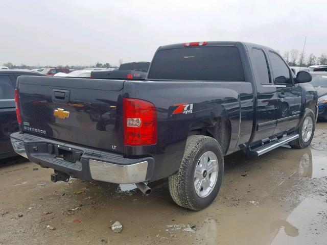 1GCRKSE73CZ237424 - 2012 CHEVROLET SILVERADO BLACK photo 4