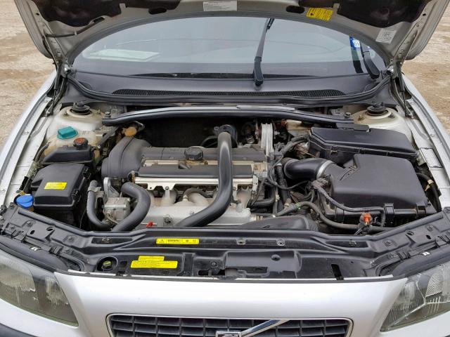 YV1RS59V142396439 - 2004 VOLVO S60 2.5T SILVER photo 7