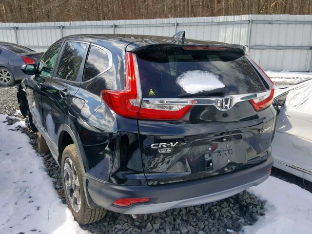 7FARW2H82JE061434 - 2018 HONDA CR-V EXL BLACK photo 3