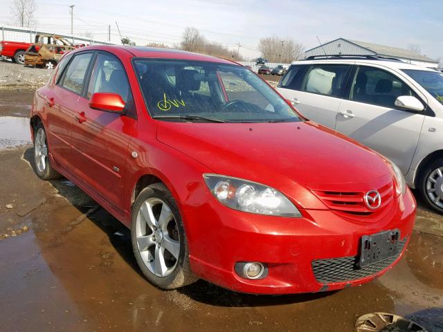 JM1BK143441164347 - 2004 MAZDA MAZDA3 RED photo 1