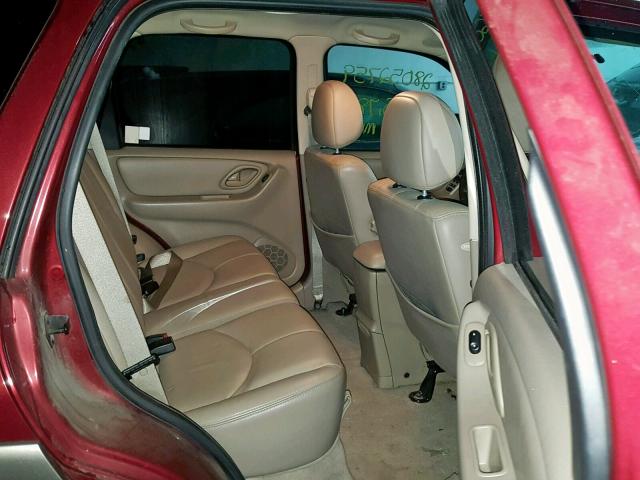 4F2CZ96134KM19655 - 2004 MAZDA TRIBUTE ES 勃艮第红 照片 6