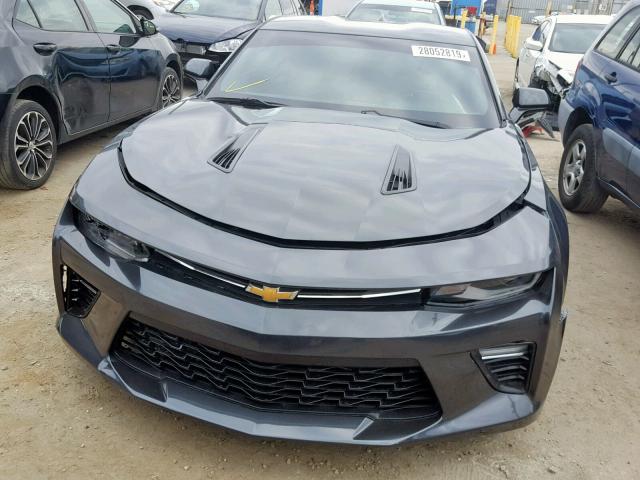 1G1FF1R75G0133418 - 2016 CHEVROLET CAMARO SS CHARCOAL photo 9