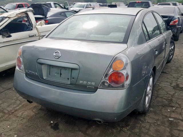 1N4BL11D93C346712 - 2003 NISSAN ALTIMA SE GREEN photo 4