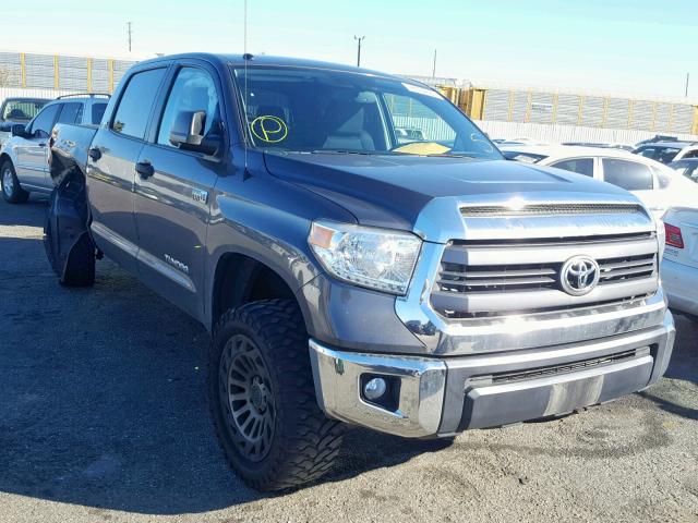 5TFEY5F16FX185523 - 2015 TOYOTA TUNDRA CRE GRAY photo 1