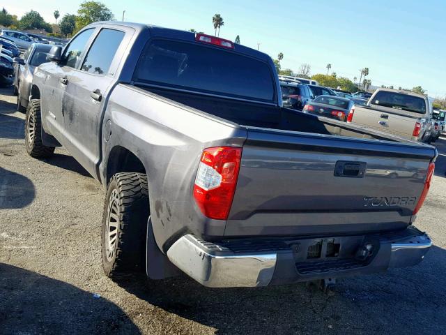 5TFEY5F16FX185523 - 2015 TOYOTA TUNDRA CRE GRAY photo 3