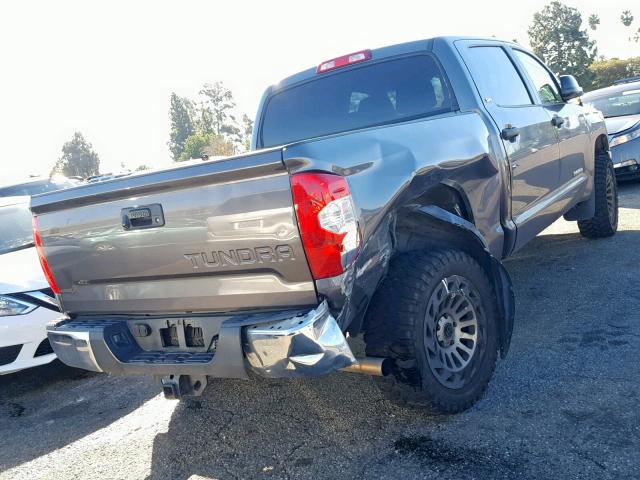 5TFEY5F16FX185523 - 2015 TOYOTA TUNDRA CRE GRAY photo 4