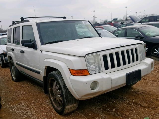 1J8HG48K36C207347 - 2006 JEEP COMMANDER თეთრი ფოტო 1