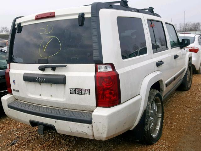 1J8HG48K36C207347 - 2006 JEEP COMMANDER თეთრი ფოტო 3