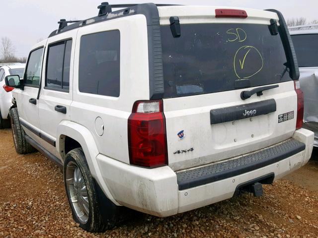 1J8HG48K36C207347 - 2006 JEEP COMMANDER თეთრი ფოტო 4
