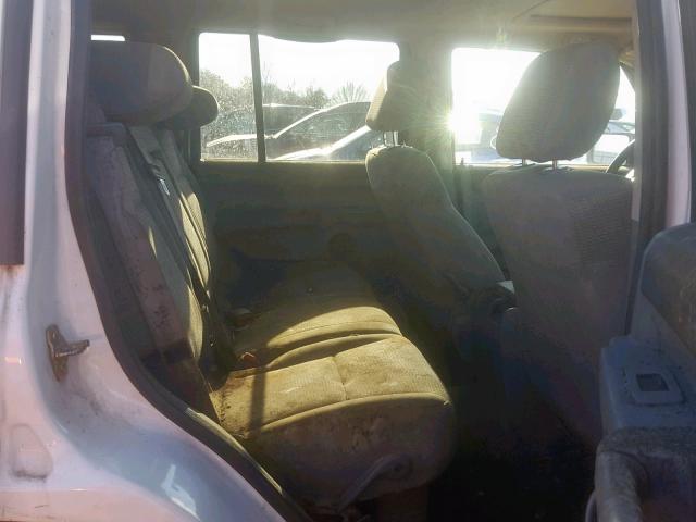 1J8HG48K36C207347 - 2006 JEEP COMMANDER თეთრი ფოტო 6