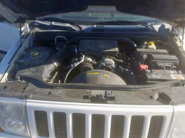 1J8HG48K36C207347 - 2006 JEEP COMMANDER თეთრი ფოტო 7