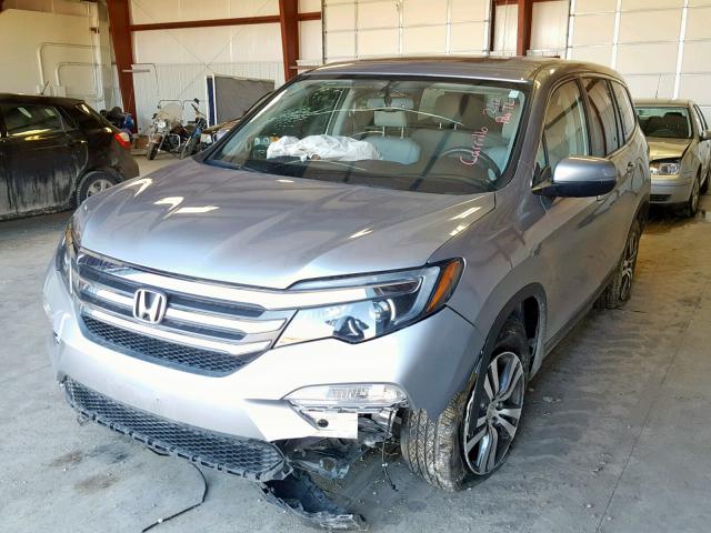 5FNYF6H74GB102905 - 2016 HONDA PILOT EXLN GRAY photo 2