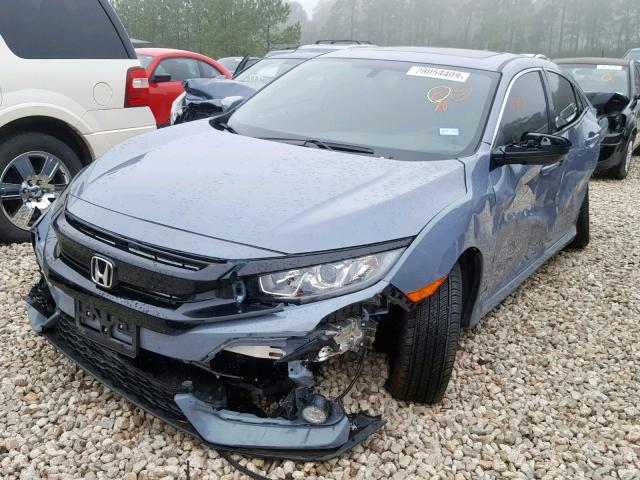 SHHFK7H79JU224304 - 2018 HONDA CIVIC EXL GRAY photo 2