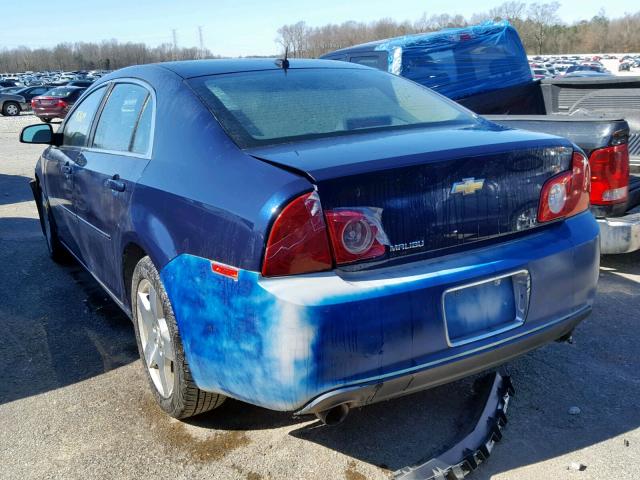 1G1ZJ57799F178156 - 2009 CHEVROLET MALIBU 2LT BLUE photo 3