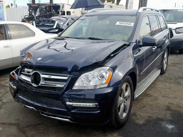 4JGBF7BE5CA799194 - 2012 MERCEDES-BENZ GL 450 4MA BLACK photo 2