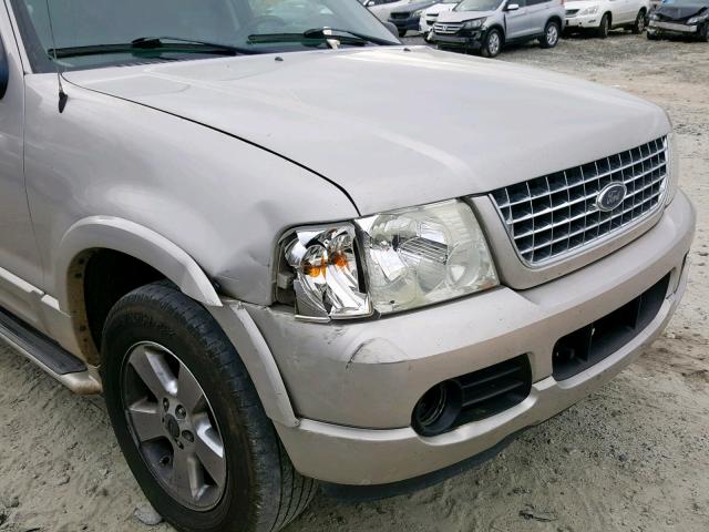 1FMDU75W83UC59646 - 2003 FORD EXPLORER L SILVER photo 9