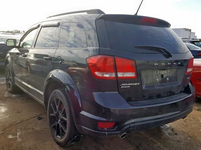 3C4PDDEG7HT555025 - 2017 DODGE JOURNEY GT BLACK photo 3