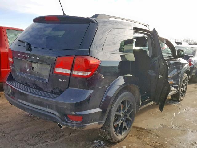 3C4PDDEG7HT555025 - 2017 DODGE JOURNEY GT BLACK photo 4