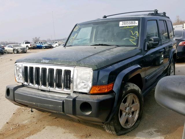 1J8HG48K17C650937 - 2007 JEEP COMMANDER BLUE photo 2