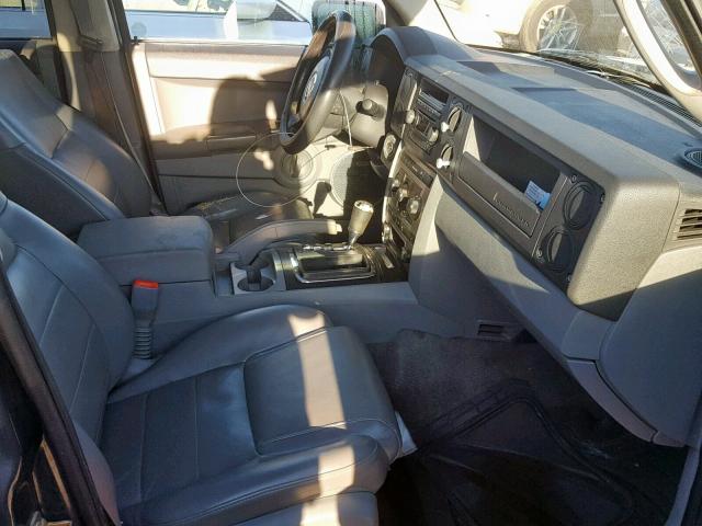 1J8HG48K17C650937 - 2007 JEEP COMMANDER BLUE photo 5