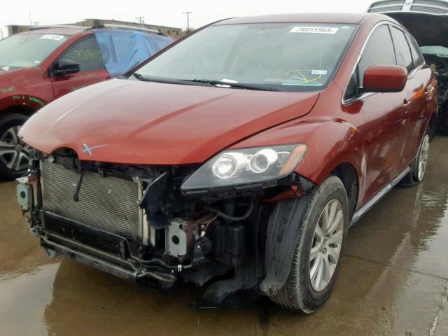 JM3ER2B54B0354825 - 2011 MAZDA CX-7 ORANGE photo 2