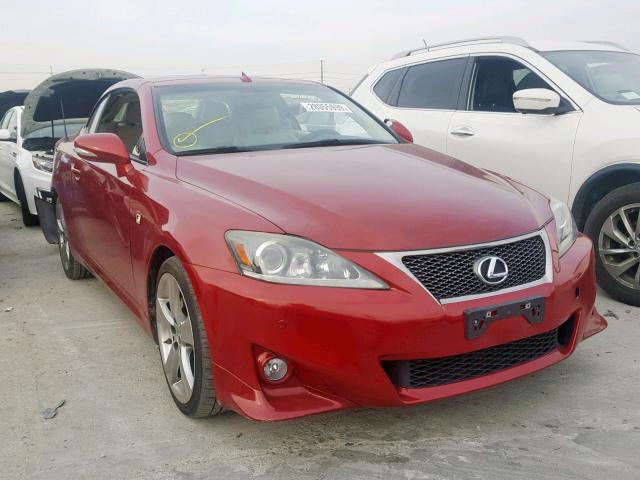 JTHFF2C2XE2531301 - 2014 LEXUS IS 250 RED photo 1