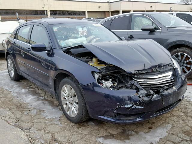 1C3CCBAB2CN204715 - 2012 CHRYSLER 200 LX BLUE photo 1