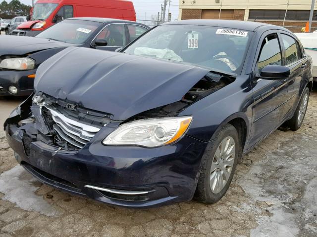 1C3CCBAB2CN204715 - 2012 CHRYSLER 200 LX BLUE photo 2