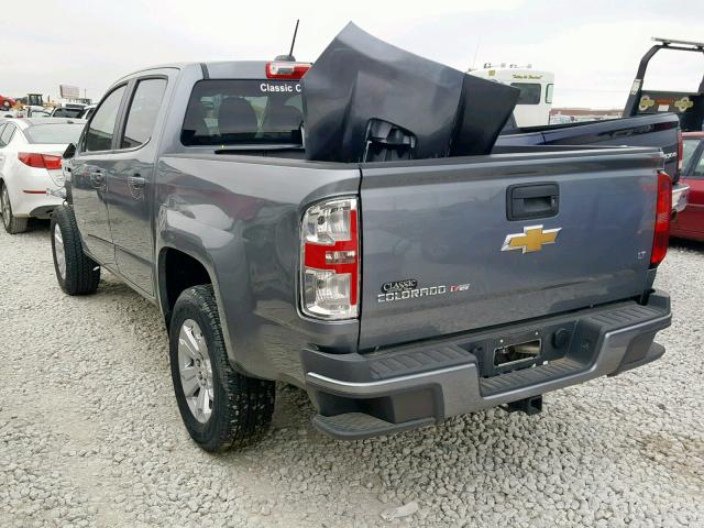 1GCGSCEN7J1201193 - 2018 CHEVROLET COLORADO L GRAY photo 3