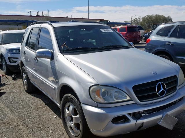 4JGAB54E13A397990 - 2003 MERCEDES-BENZ ML 320 SILVER photo 1